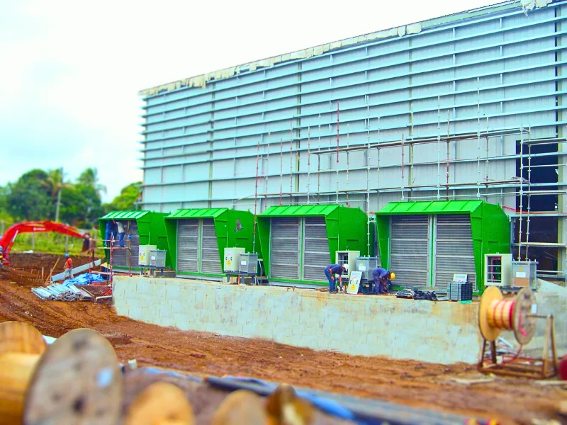 Construction Monitoring, Kinoya Power Station